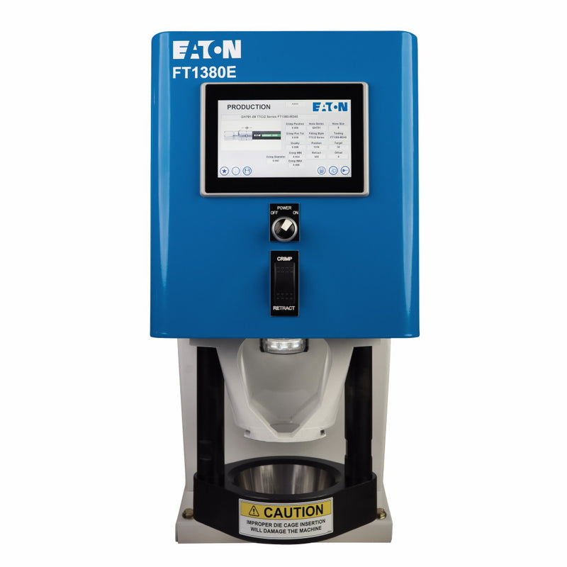 FT1380e-115-9 Digital Screen Danfoss (Eaton) Aeroquip Crimper w/ 9 dies REBATE OPTIONS