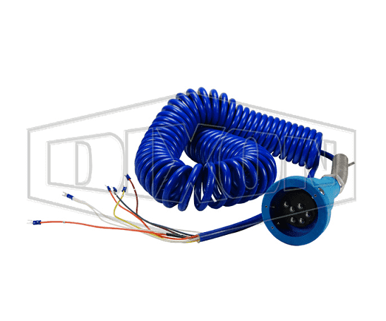 FT620 Dixon Valve API Compatible Rack Cord - Model FT620 - API Optic Assembly - Plug with 30ft Coiled Cable