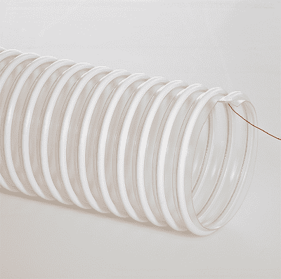 7-Flex-Tube-FlexStat-CR-25 Flexaust Flex-Tube FlexStat CR 7 inch Fume, Dust, and Material Handling Duct Hose - 25ft