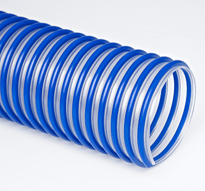 4-Flex-Tube-PU-60-HF-50 Flexaust Flex-Tube PU 60 HF 4 inch Material Handling Duct Hose - 50ft