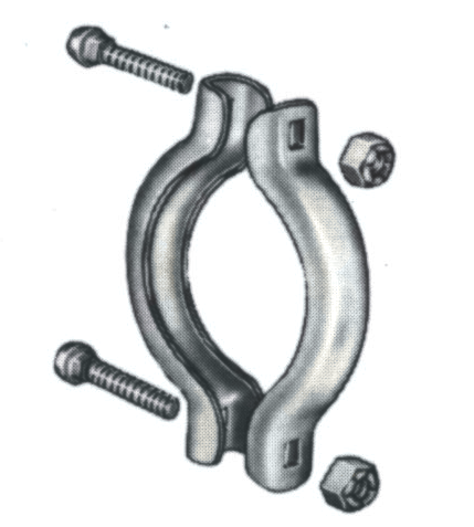 NH100086-500YF Danfoss Flexmaster Tube Coupling - 5" Tube OD (Formerly Eaton Aeroquip)