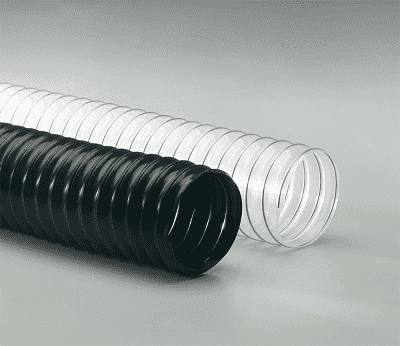 14-Flx-Thane-LD-25 Flexaust Flx-Thane LD 14 inch Air, Fume, and Dust Duct Hose - 25ft