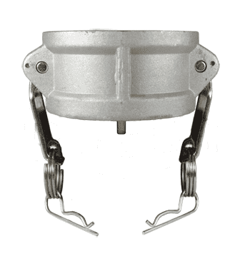 G150-DC-ALSI Dixon 1-1/2" A380 Permanent Mold Aluminum Global Type DC Dust Cap (with Stainless Steel Handles)