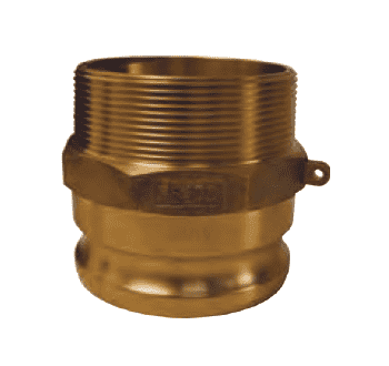 G250-F-BR Dixon 2-1/2" ASTMC38000 Forged Brass Global Type F Adapter