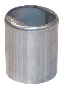 GAS2370NO Dixon 1-1/2" 304 Stainless Steel Notched Ferrule for Hose OD from 2-4/64" to 2-22/64"