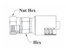 GC05-16x16 Couplamatic Grip Crimp Coupling - NPSM - Female Swivel - 1" Hose ID - 1-11-1/2 Thread Size