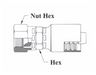 GC09-10x10 Couplamatic Grip Crimp Coupling - JIC 37° - Female Swivel - 5/8" Hose ID - 7/8x14 Thread Size