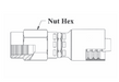 GC16-12x12 Couplamatic Grip Crimp Coupling - NPTF - Female Swivel - 3/4" Hose ID - 3/4-14 Thread Size