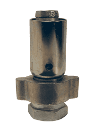 GF111P2 Dixon 3" Plated Iron/Steel Boss Holedall Fitting for Hose OD Range from 3-41/64" to 3-48/64"