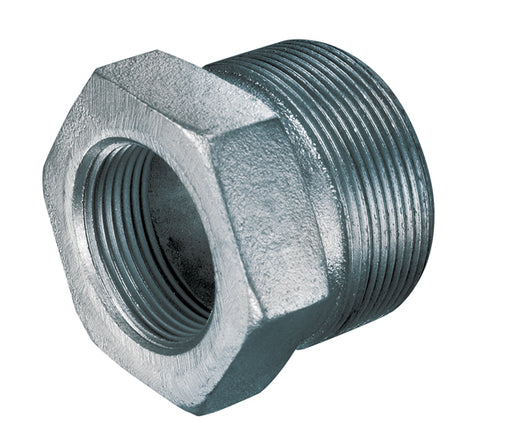 GJF-400 Kuriyama Zinc Plate Ground Joint Coupling Female Spud with Copper Seal - 4" Female NPT x 4" Male NPS
