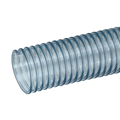 GTF300X50 Kuriyama Tigerflex GTF Series Food Grade PVC Ducting/Material Handling Hose - 3" - 50ft