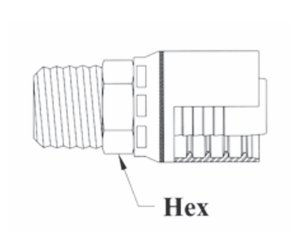 GW01-24x24 Couplamatic GW Series Coupling - NPTF - Male Solid - 1-1/2" Hose ID - 1-1/2-11-1/2 Thread