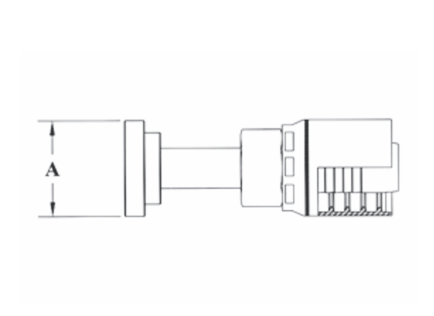 GW47-20x24 Couplamatic GW Series Coupling - Code 61 Split Flange - Straight - 1-1/4" Hose ID - 1-1/2" Flange Size