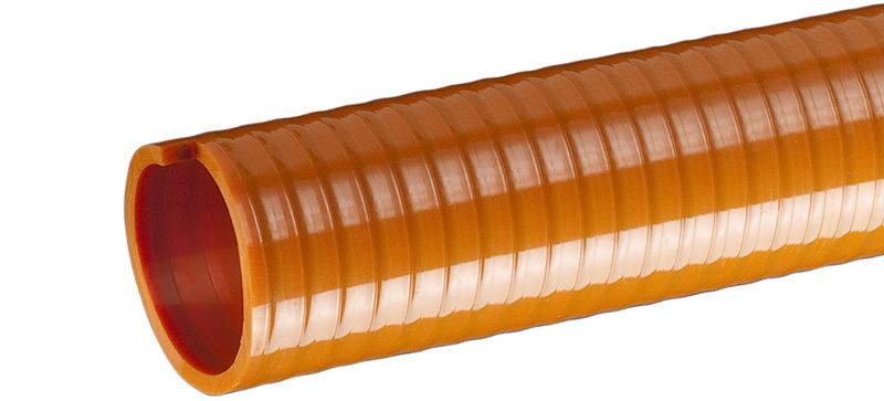 G150X100 Kuriyama Tigerflex G Series Heavy Duty PVC Tiger Suction Hose - 1-1/2" - 100ft