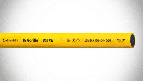 ContiTech Gorilla® Air / Multipurpose Hose - 1.50" (1-1/2") ID - 500 PSI - Yellow - 20026309 Goodyear/Continental - 300ft