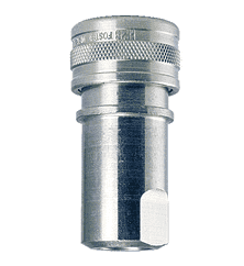 H6S12 ZSi-Foster Quick Disconnect FHK Series 3/4" Two Way Shut Off 1-1/16-12" Socket - Steel