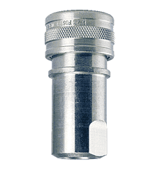 H4S/S-101 ZSi-Foster Quick Disconnect FHK Series 1/2" Two Way Shut Off 1/2" Socket - 303 Stainless, w/Viton Seal