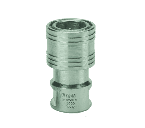 HA0501100 Eaton H5000 Series Female Socket Female 1/4-19 BSPP Pull to Connect Double Shut-Off Quick Disconnect Coupling Steel