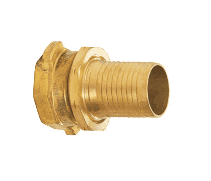 H5241L-A-BU Dixon 2" Brass API Certified Permanently Attached Petroleum Coupling - 520-H Series Female NPSH Thread