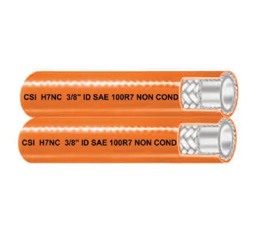 1/4" H7TLNC Couplamatic Twin Line Non-Conductive Themoplastic Hydraulic Hose - Polyester Braid (SAE 100R7) - 1/4" ID - 250ft