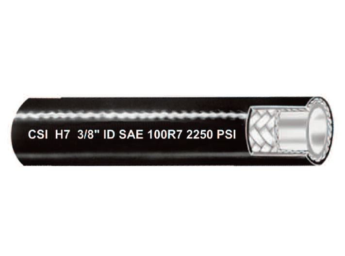 5/16 H7 Couplamatic Thermoplastic Polyester Braid Hydraulic Hose (SAE  100R7), 5/16 ID