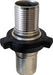 HAM100-400CR-SET Midland Crimplok Dewatering Hammer Union Fig 100 - 4" Hose Barb x 4" Hose Barb - Black/Steel