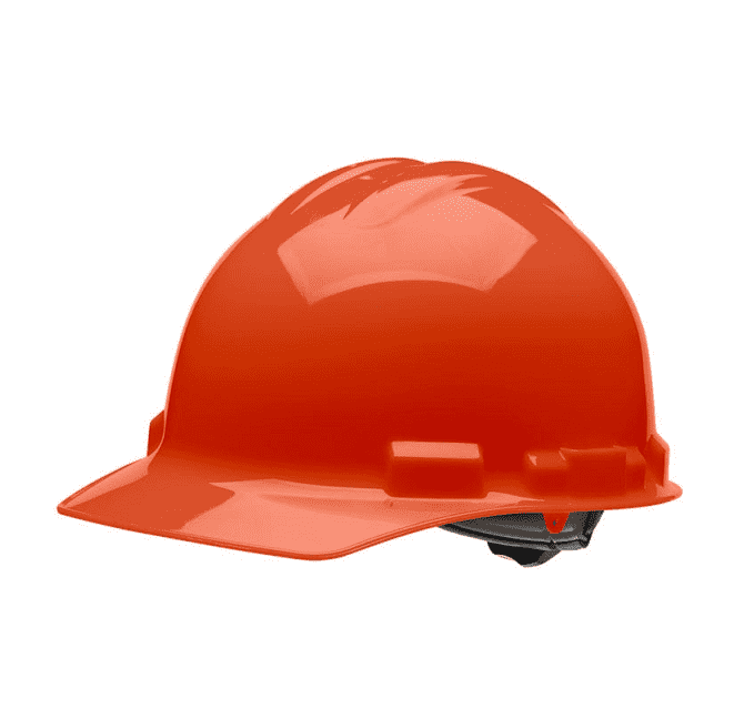 HHO1004 Malta Dynamics Hard Hat - Cap Style - 4 Pt. Ratchet Adjustment - Orange