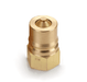 B6KP31NV Eaton Hanson HK 1-8 Series Male Plug - Female 3/4-14 NPTF NO VALVE - ISO 7241-1-B Interchange Brass Quick Disconnect - Standard Buna-N Seal replaces FD45-1175-12-12