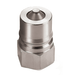 LL2K16146 Eaton Hanson HK 1-8 Series Male Plug 1/4-18 NPTF VALVED - ISO 7241-1-B Interchange 303 Stainless Steel Quick Disconnect - Special Buna-N Seal