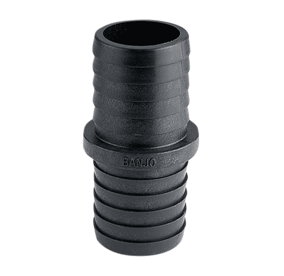 HM125 Banjo Polypropylene Hose Mender - 1-1/4" Hose Barb x 1-1/4" Hose Barb - 300 PSI (Pack of 10)