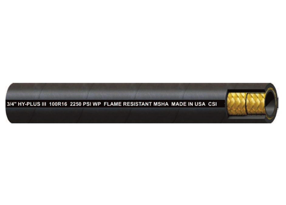 5/8" HPIII Couplamatic 2-Wire Domestic Hi-Pressure Extremely Flexible Hydraulic Hose (SAE 100R16) - 5/8" ID - 250ft