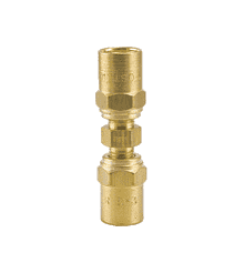 HS-D13 by ZSi-Foster | Reusable Hose Fitting | Hose Splicer | 3/8" ID x 13/16" OD | Brass