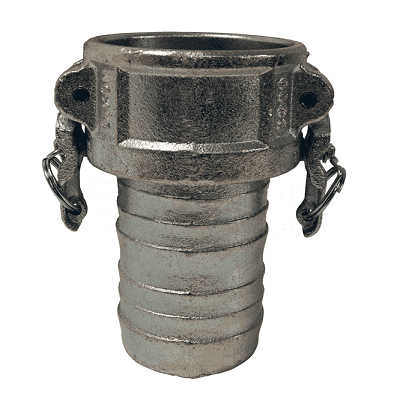IC600 Dixon 6" Plated Iron Boss-Lock Type C Coupler