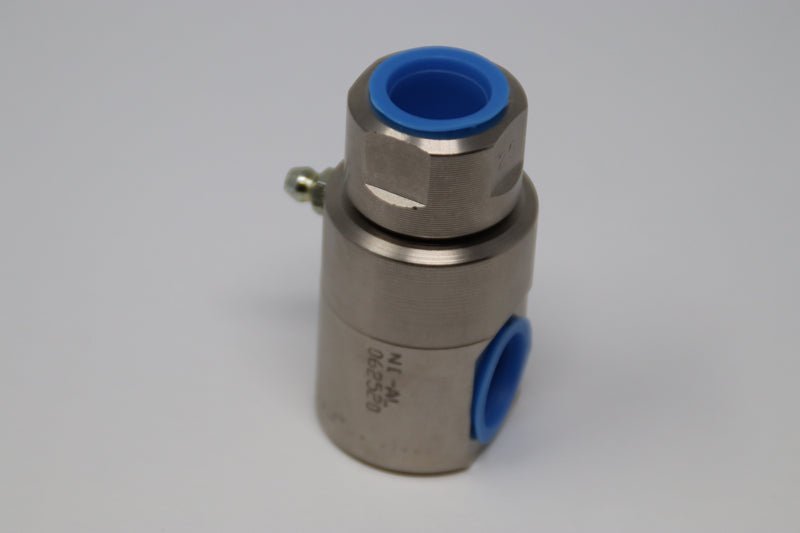 9SS8FP50XFP50-Ni-AL by Super Swivel | 5024-Ni-AL | 1/2-14 Female Pipe NPTF x 1/2-14 Female Pipe NPTF | 0.530" Through Hole | 90° Elbow | Electroless Nickel | AFLAS Seal