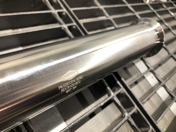 S15CC015.000RC Dixon Valve Sanitary Spool - 1-1/2" - Clamp x Clamp Ends - 15" Overall Length - 316L Stainless Steel - #7 Polished 32Ra ID/OD Finish