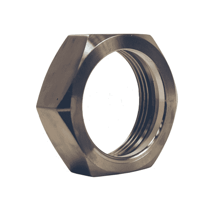 IXAN40 Dixon 2-1/2" 304 Stainless Steel Internal Expansion (IX) Bevel Seat Hose Coupling - Series 13H (Modified) Threaded Hex Nut