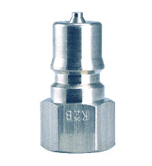 K8S/S-101 ZSi-Foster Quick Disconnect FHK Series 1" Two Way Shut Off 1" x 1" Plug - 303 Stainless, w/Viton Seal