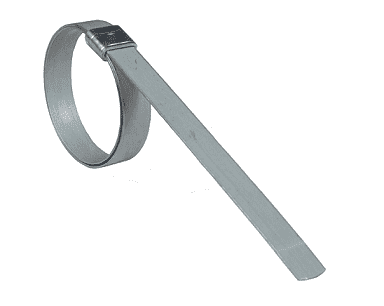 K24 Dixon K-Series Band Clamps - Style K Universal Preformed Clamps - Galvanized Steel - 5/8" Band Width - 6" ID (Pack of 25)