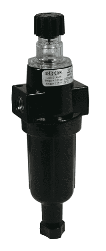 L08-02A Dixon Wilkerson 1/4" Miniature Lubricators with Transparent Bowl - 57.5 SCFM