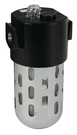 L26-02A Dixon Wilkerson 1/4" EconOmist Standard Lubricator with Transparent Bowl - 35 SCFM