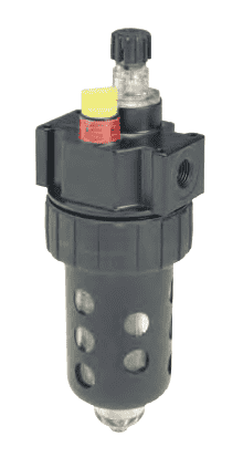 L606-03B Dixon Watts Lubricator - 3/8" Compact Polycarbonate Bowl with Plastic Bowl Guard - 60 SCFM