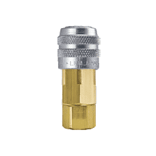 LN2803M ZSi-Foster Quick Disconnect LN Series Manual 1/4" Socket - 1/8" FPT - Brass/Steel