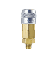 LN3303 ZSi-Foster Quick Disconnect LN Series Automatic 1/4" Socket - 3/8" MPT - Brass/Steel