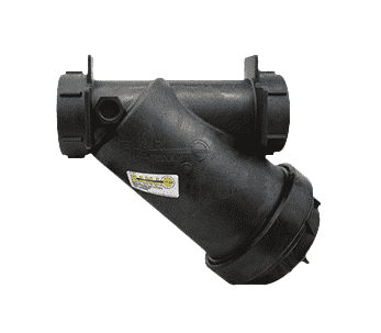 LSM300-50 Banjo Polypropylene Y Strainer - 3" x 3" Female NPT with 50 Mesh Screen - 75 PSI