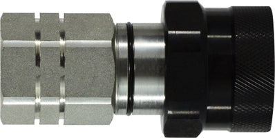 LSQVEP24SF (LSQ-VEP-24-SF) Midland Hydraulic Quick Disconnect -  Flat Face VEP Thread Lock Female Coupler - 1-1/2" Body Size - 1-1/2" Female NPT - Steel