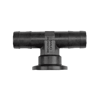 M220200HBT Banjo 2" Full Port Flange x 2" Hose Barb Tee