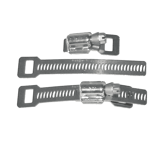 M21199 by Band-It | Scru-Seal Adjustable Clamping System | 10 Scru-Seal Racks and 10 Housings | Stainless Steel | 10/Box