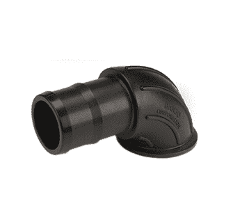 M300BRBSWP90 Banjo Sweep - 3" Flange x Hose Shank Sweep