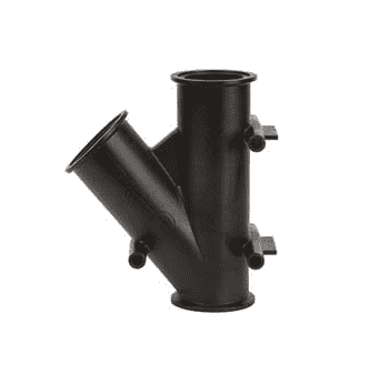 M300Y45 Banjo 3" Full Port 45 deg. Y Flanged Coupling