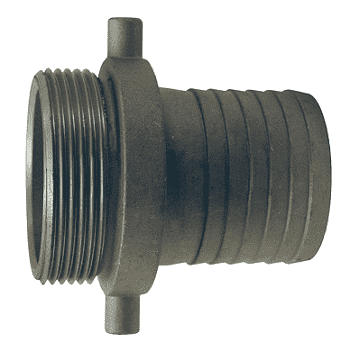 MA150N Dixon 1-1/2" King Short Shank Suction Male Coupling with NST (NH) Thread (Aluminum)